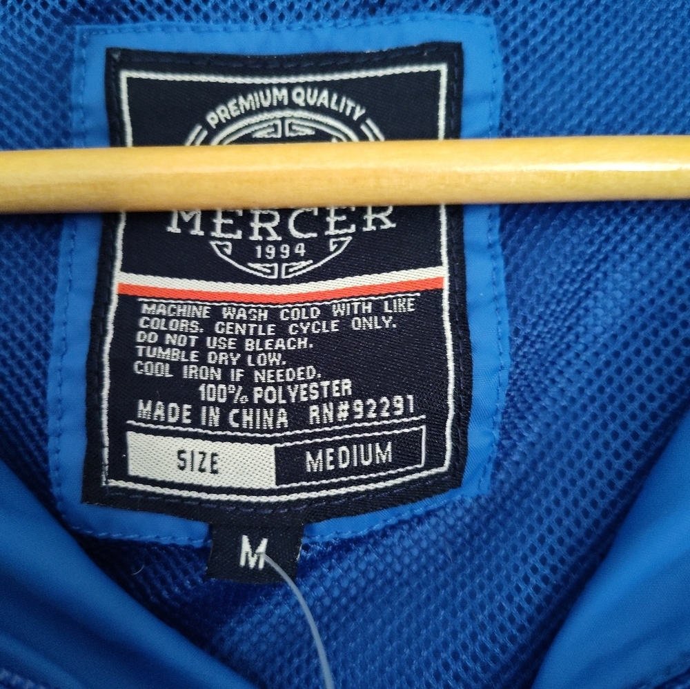 Bleeker And Mercer 90's Y2K Jacket Activewear UCLA Colors Size Medium - Picture 3 of 3
